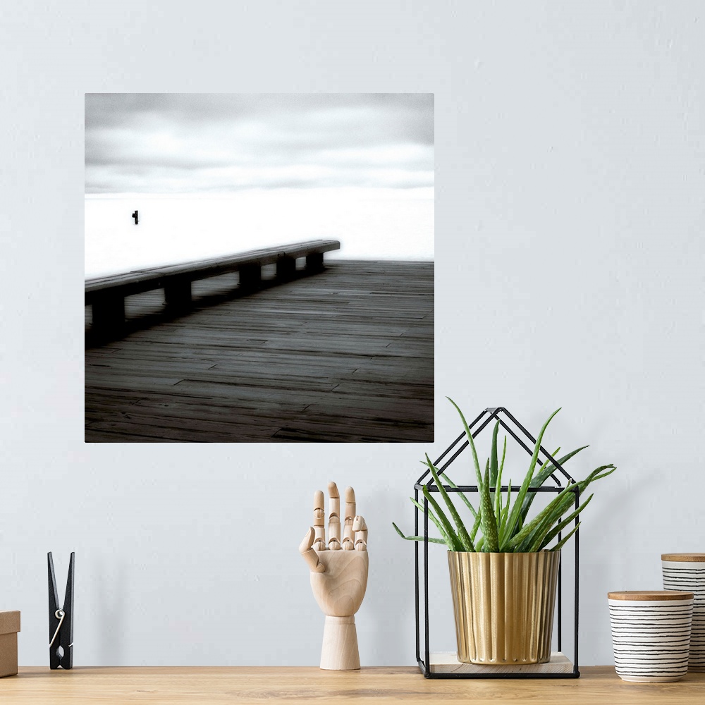 A bohemian room featuring Wooden Pier