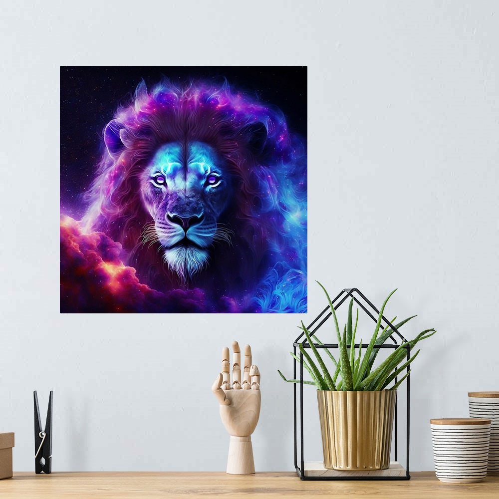 A bohemian room featuring Lion II