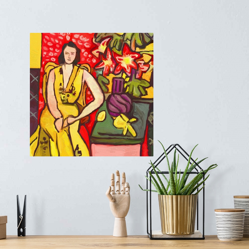 A bohemian room featuring Matisse Lady 2