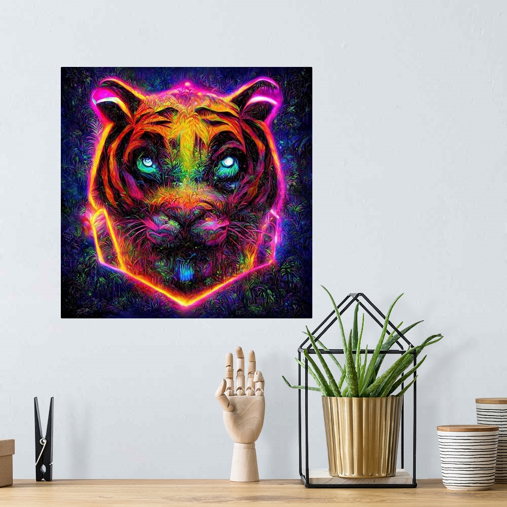 A bohemian room featuring Tiger Glow