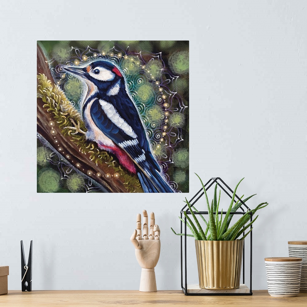 A bohemian room featuring Woodpecker