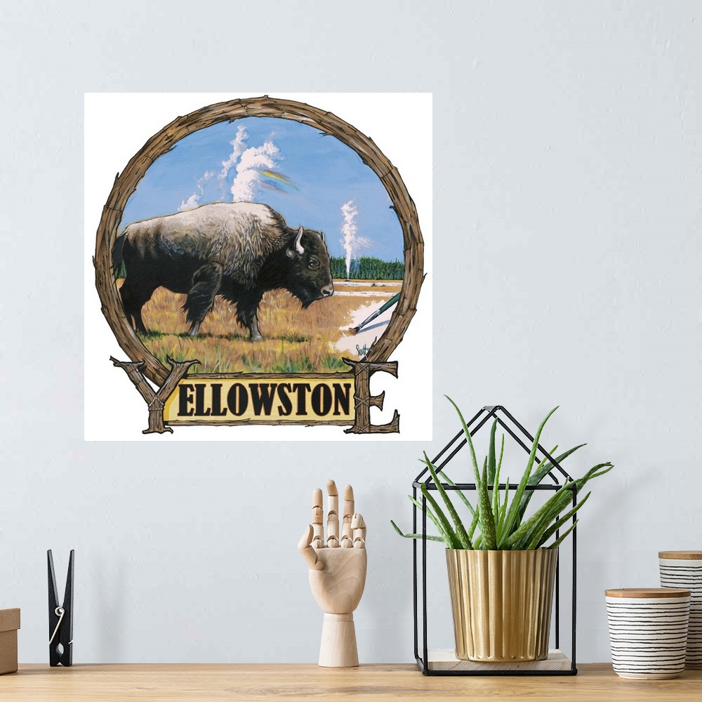 A bohemian room featuring The Bison