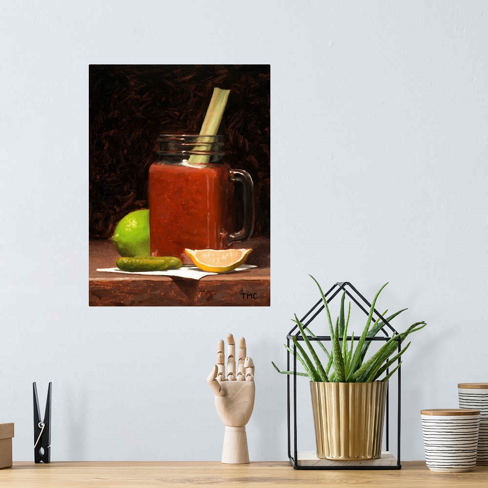 A bohemian room featuring Bloody Mary