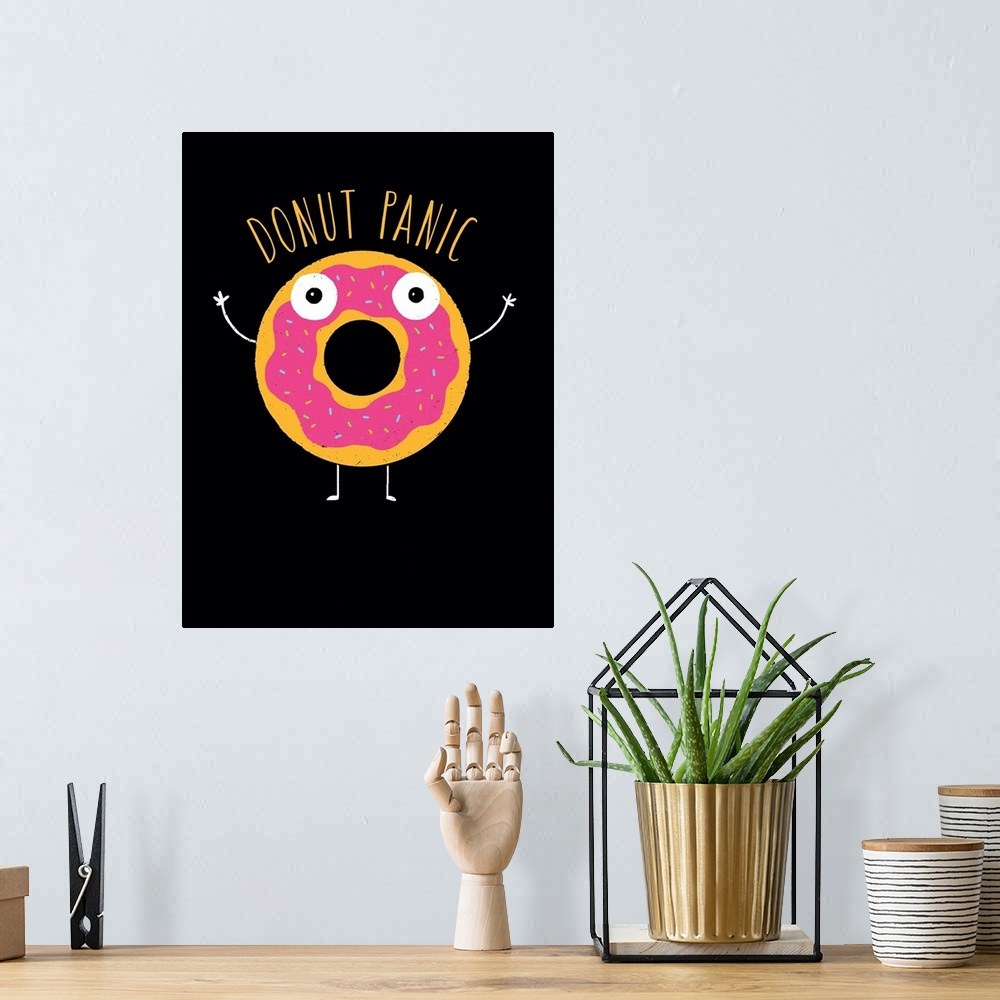 A bohemian room featuring Donut Panic