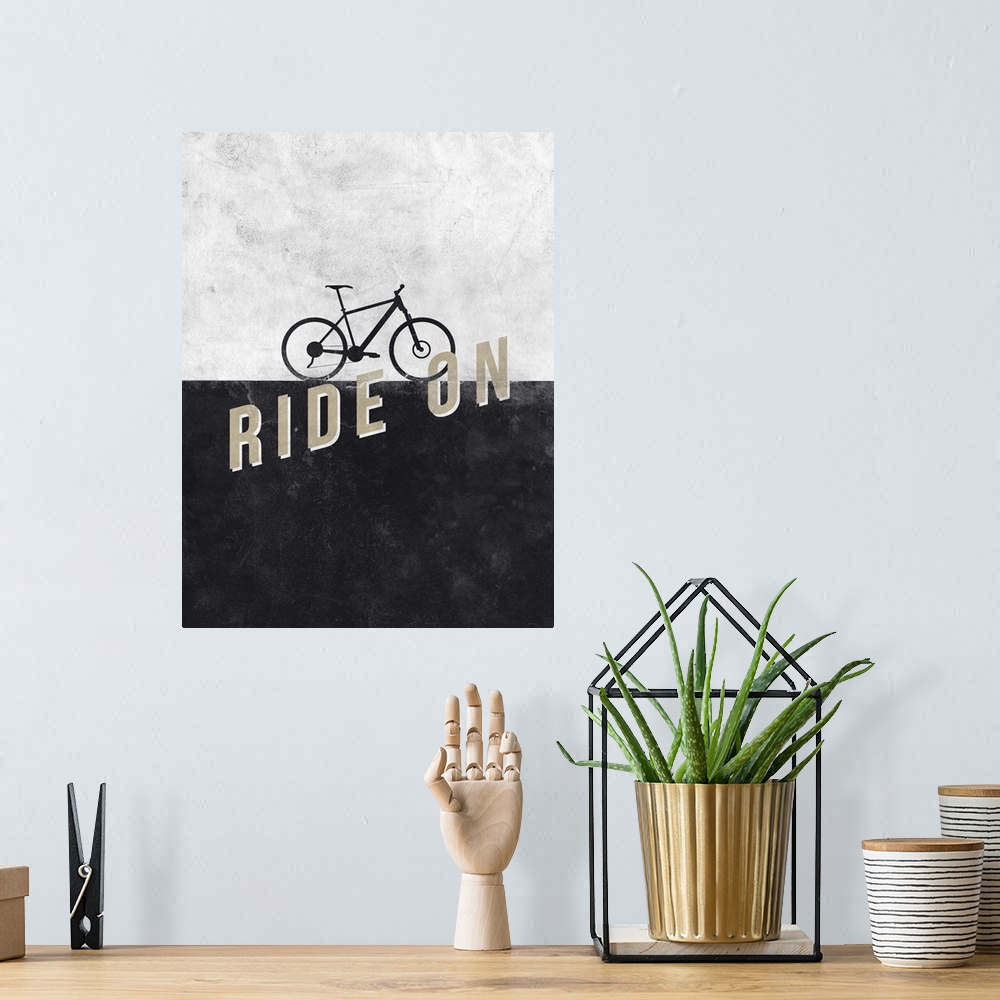 A bohemian room featuring Ride On