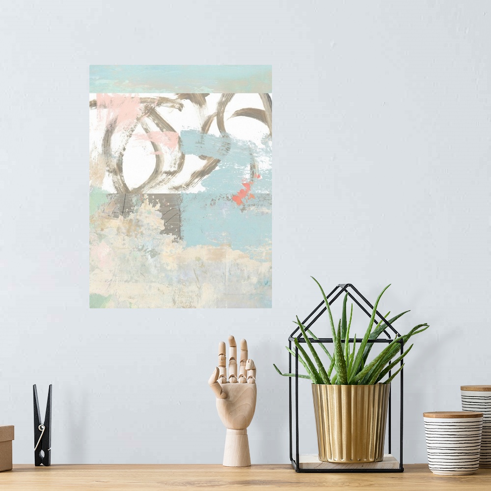 A bohemian room featuring Sea Whispers No. 1