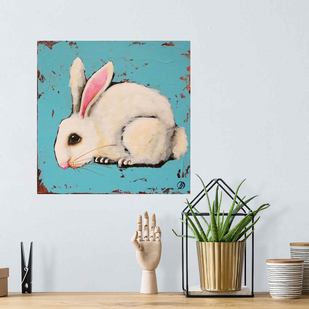 A bohemian room featuring The Bunny