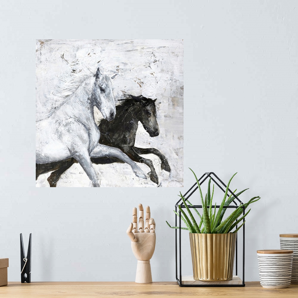 A bohemian room featuring Wild Horse 2