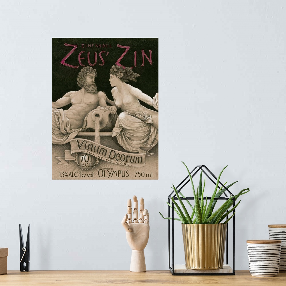 A bohemian room featuring Zeus' Zin