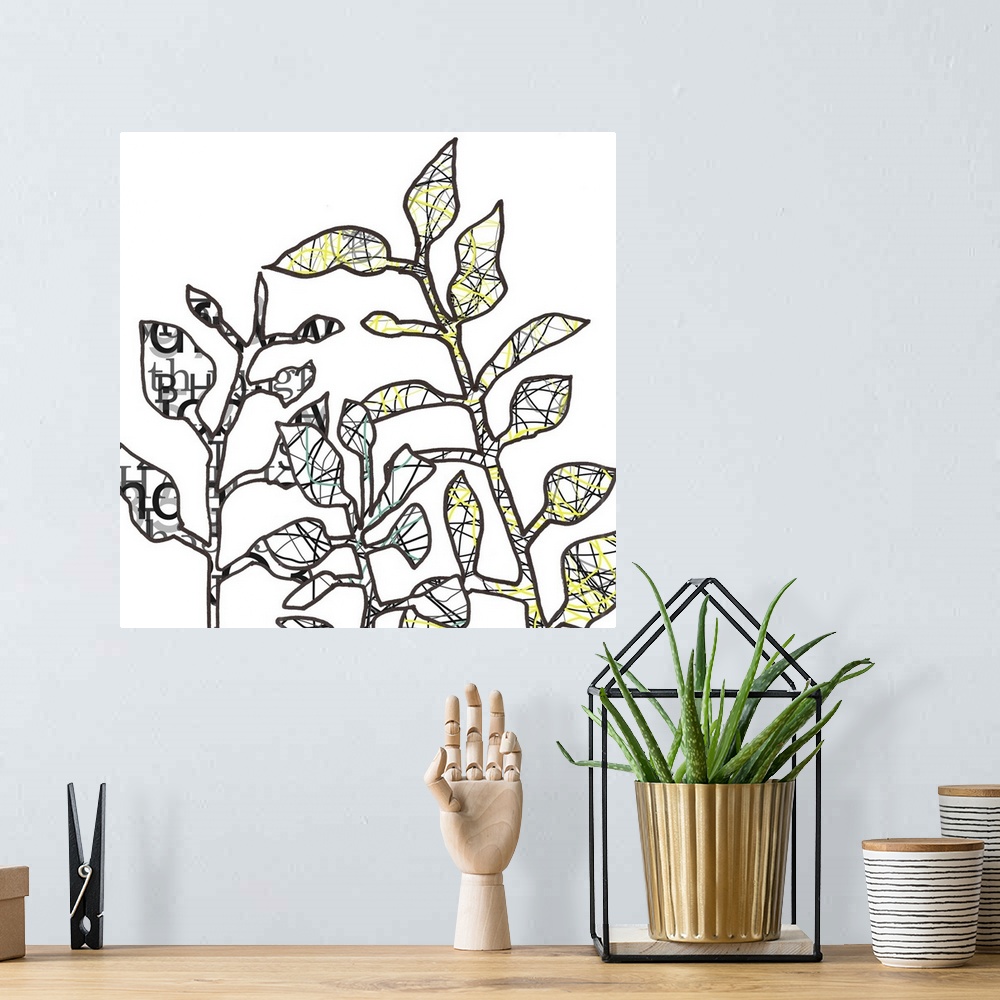 A bohemian room featuring This framed art print, graphic set and print on demand canvas art was created from original illus...