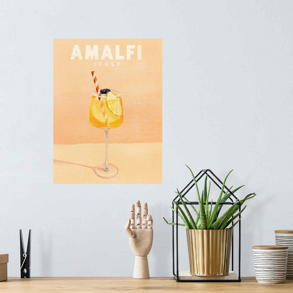 A bohemian room featuring Cocktail Amalfi