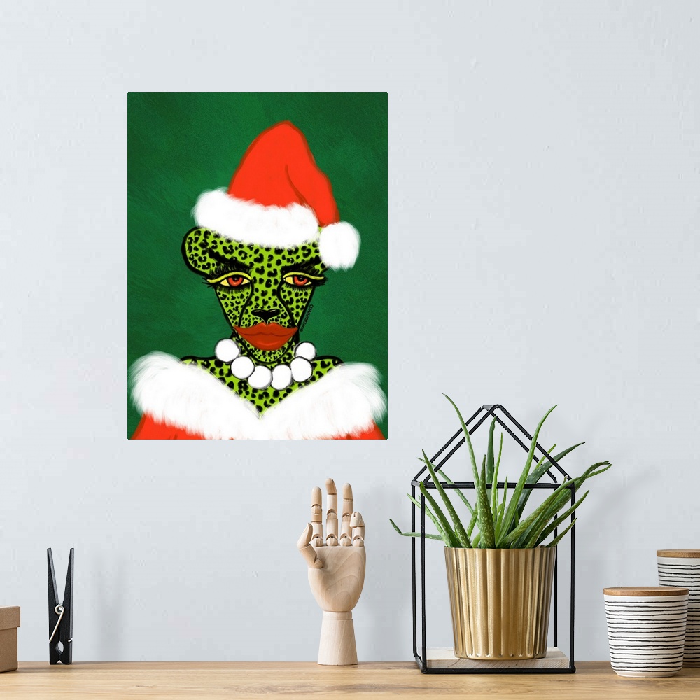 A bohemian room featuring Cookie The Grinch