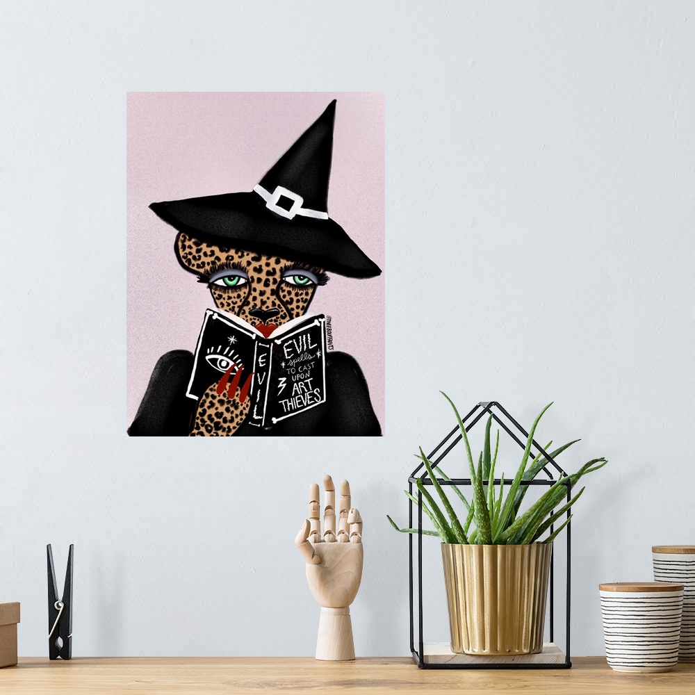 A bohemian room featuring Cookie The Witch