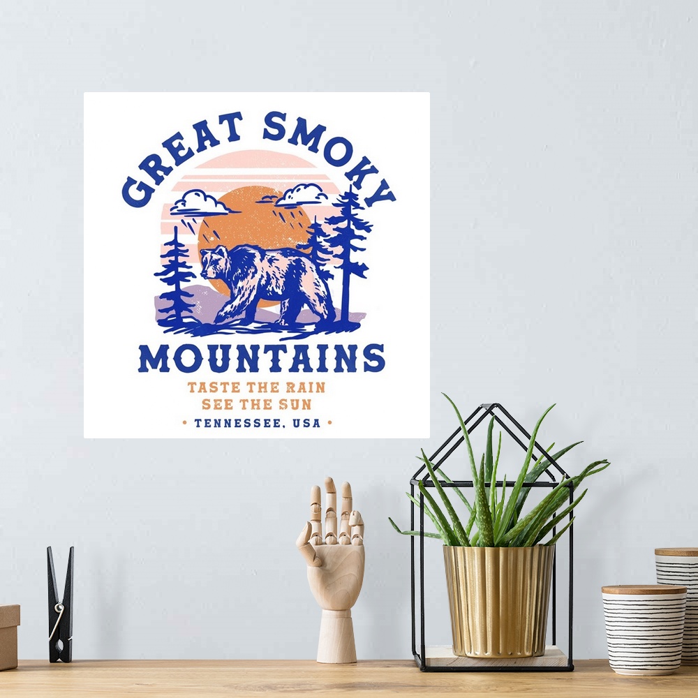 A bohemian room featuring Great Smoky
