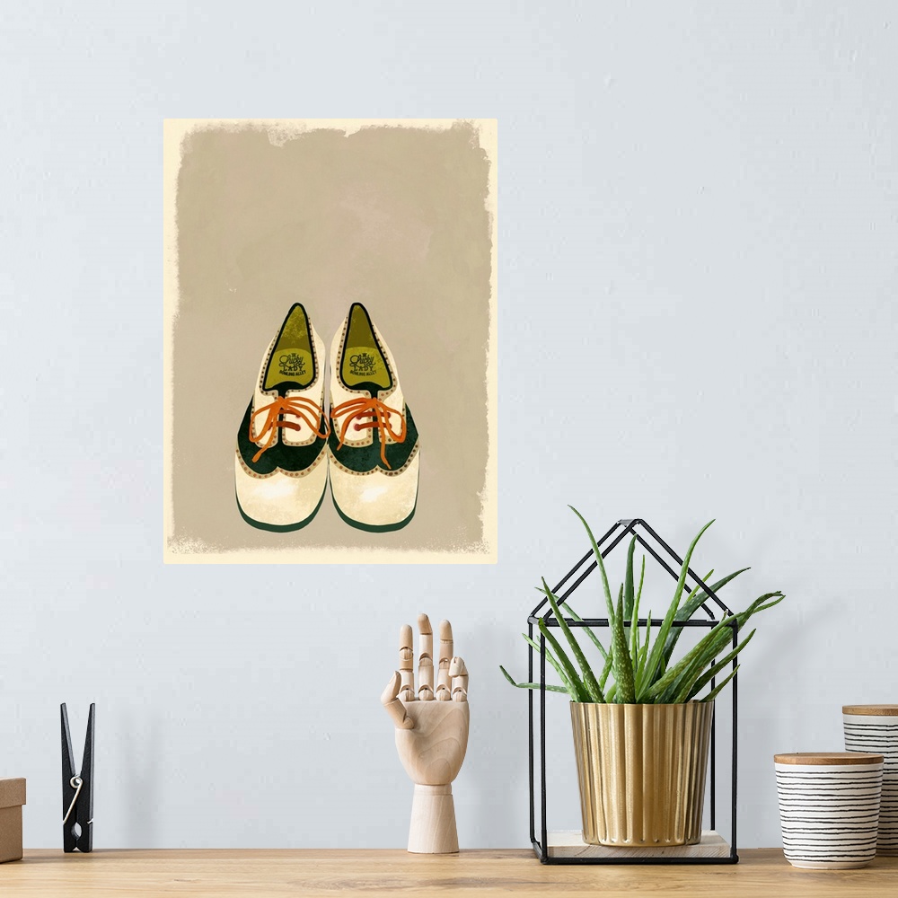 A bohemian room featuring Green Bowling Shoes