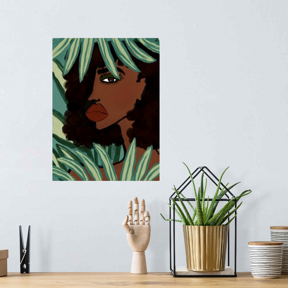 A bohemian room featuring Lady In The Jungle