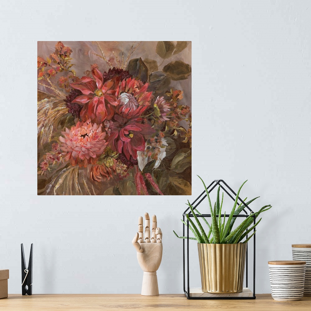 A bohemian room featuring Protea Flower