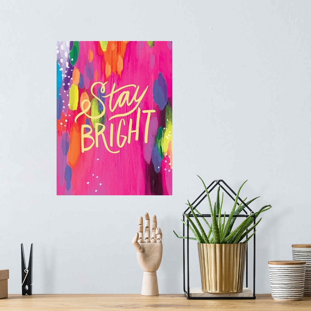 A bohemian room featuring Stay Bright