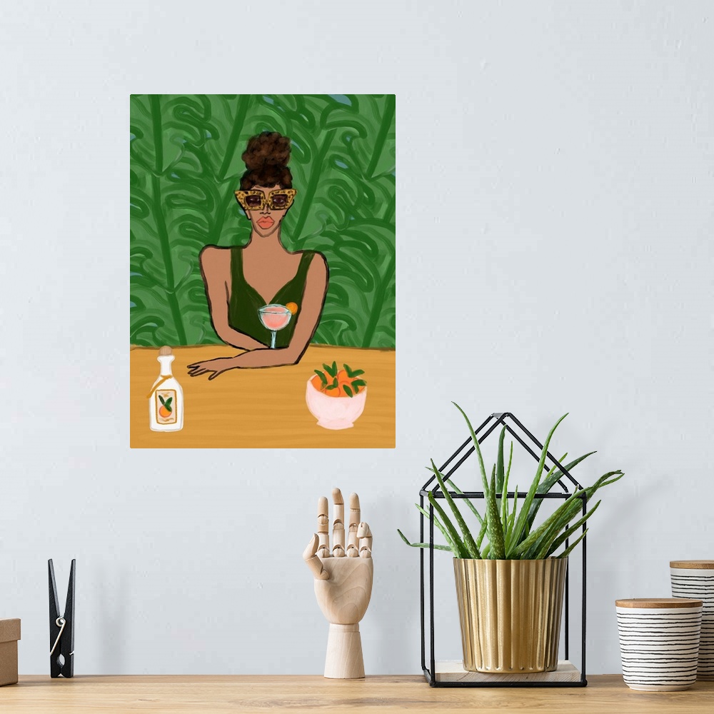 A bohemian room featuring Tropical Happy Hour Mood