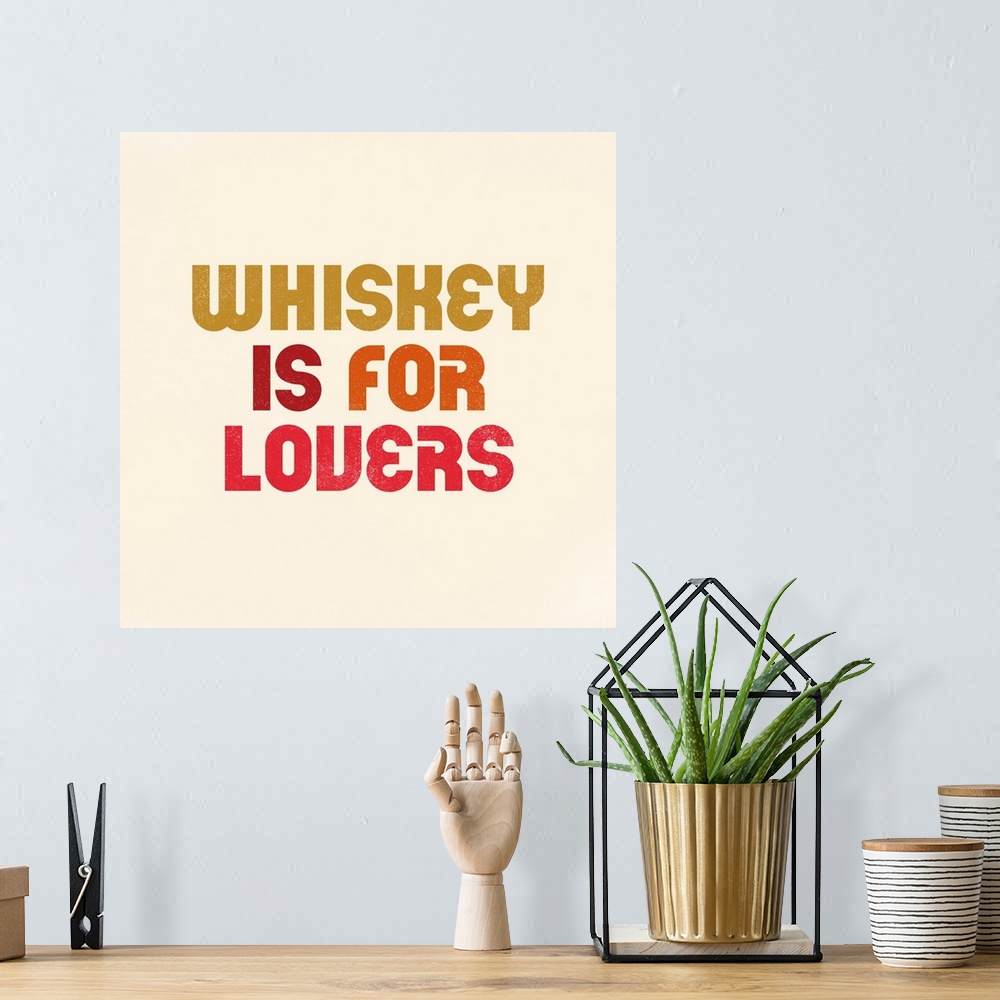 A bohemian room featuring Whiskey Is For Lovers