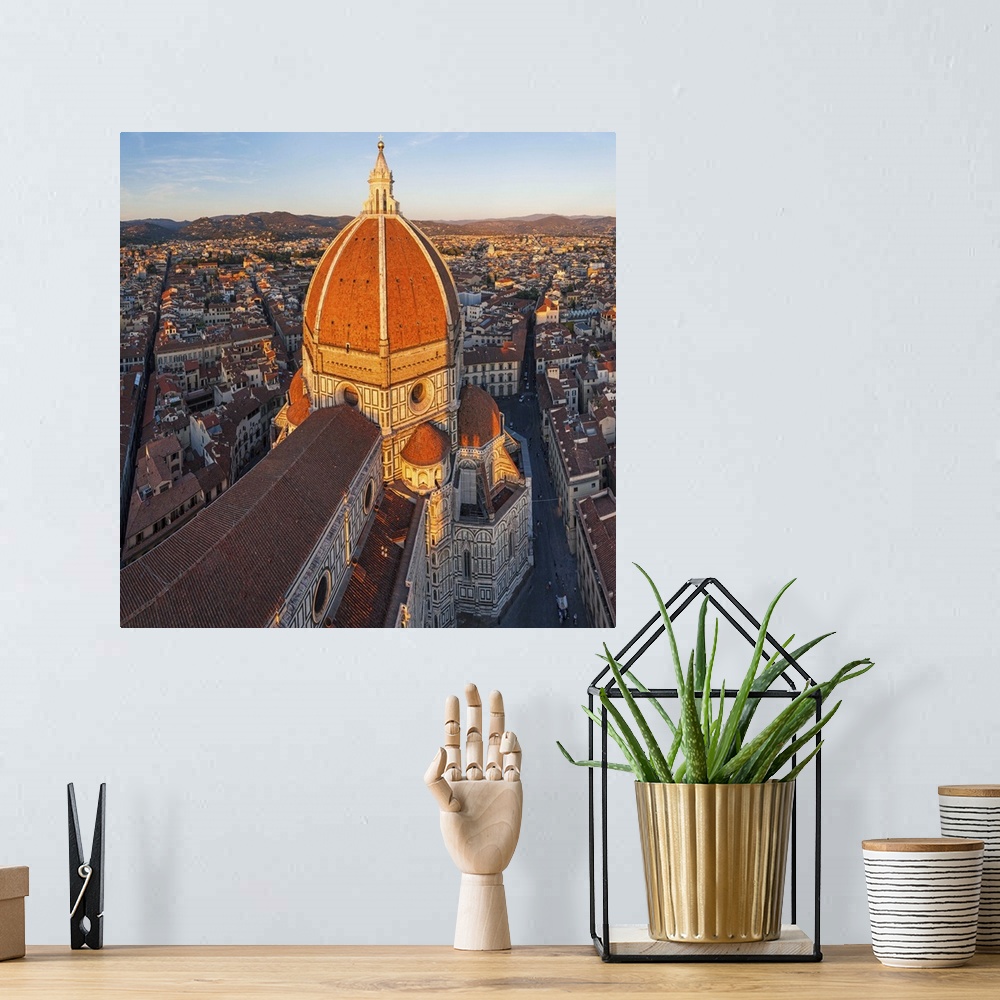 A bohemian room featuring Duomo Santa Maria del Fiore and Skyline Over Florence, Italy