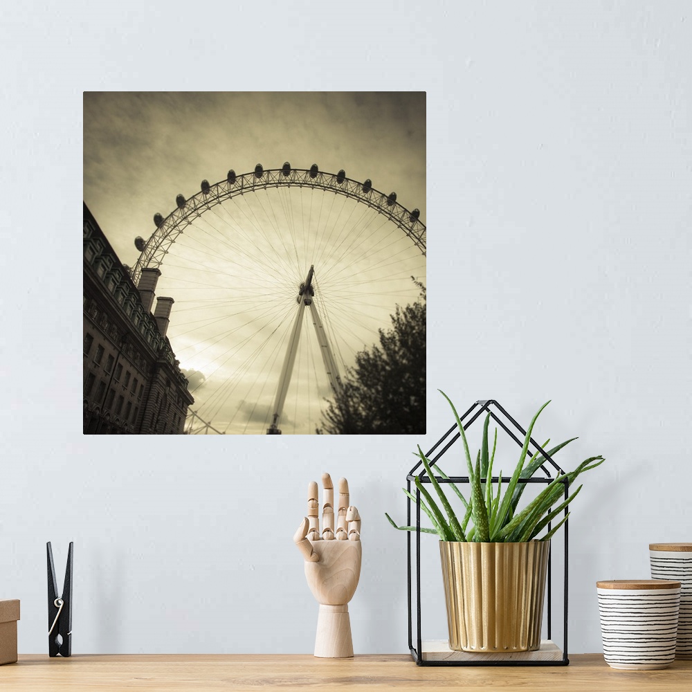 A bohemian room featuring London Eye, South Bank, London, England, UK