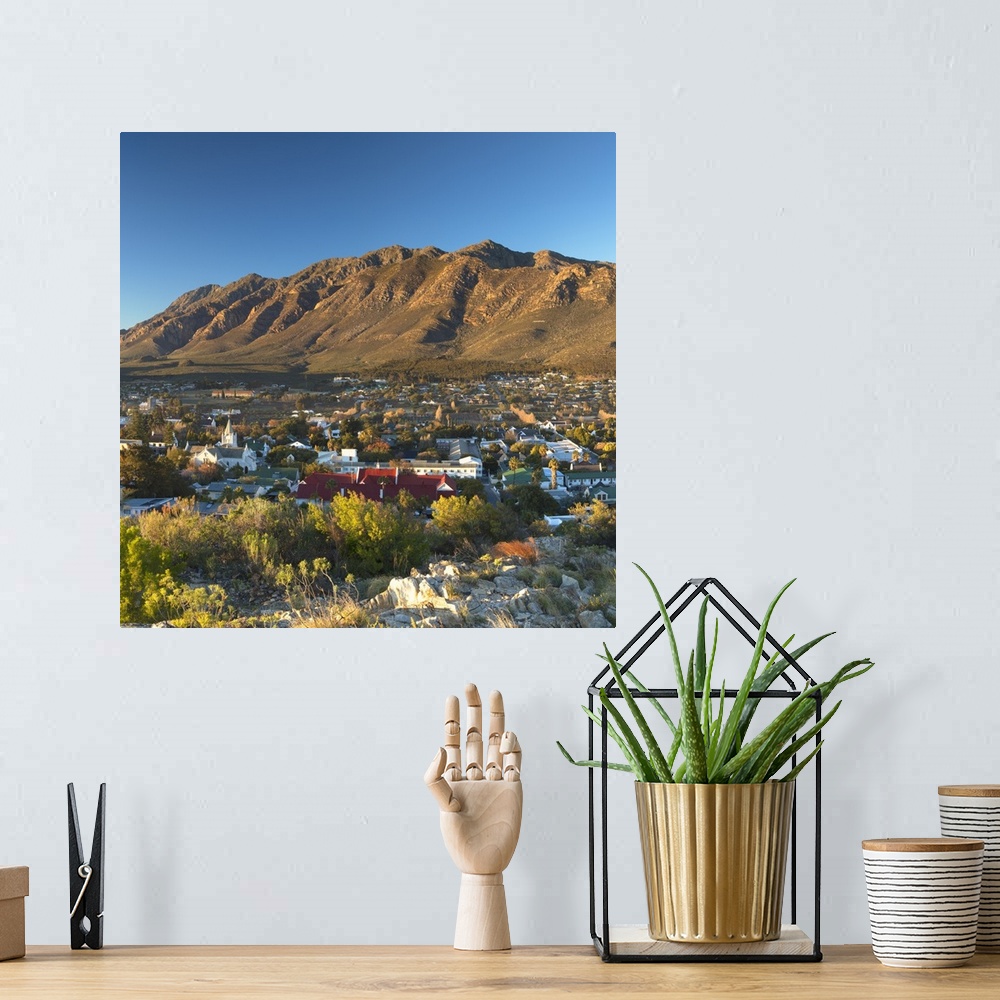 A bohemian room featuring View of Montagu at sunrise, Western Cape, South Africa