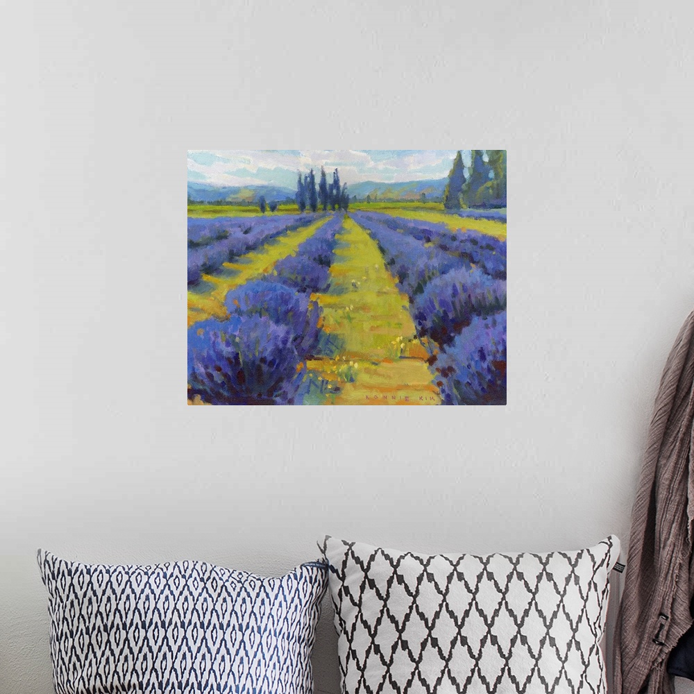 A bohemian room featuring Lavender Dreams