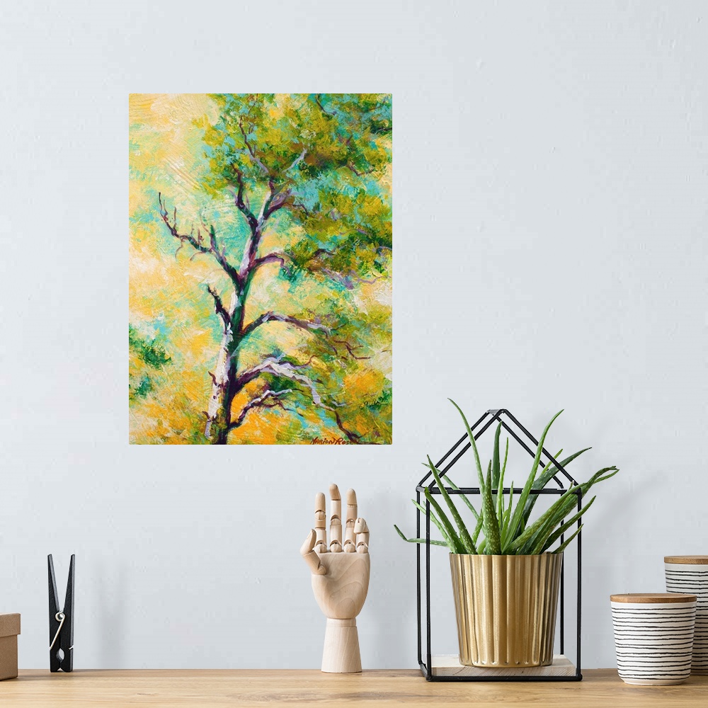 A bohemian room featuring Pine Abstract