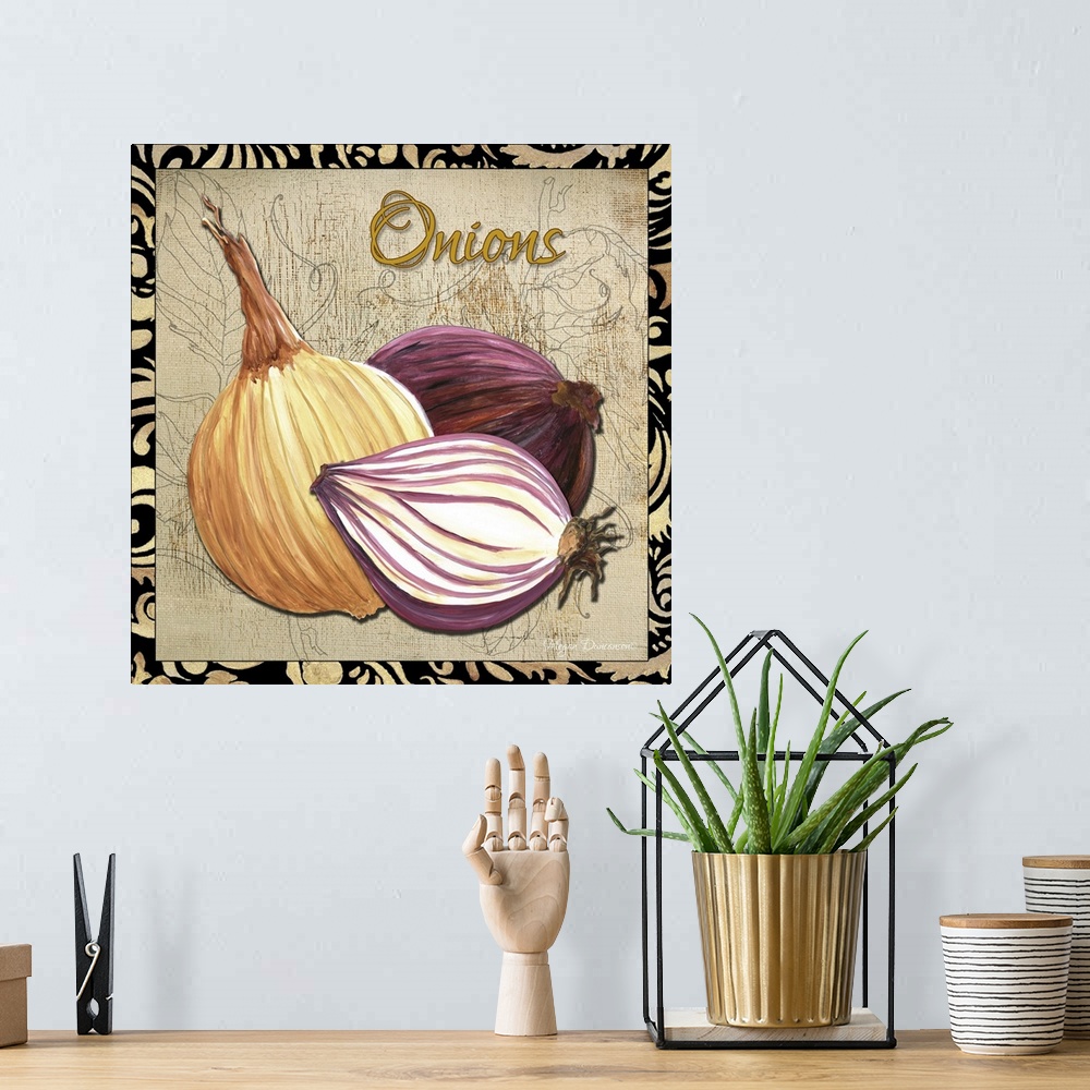 A bohemian room featuring Vegetables II - Onions