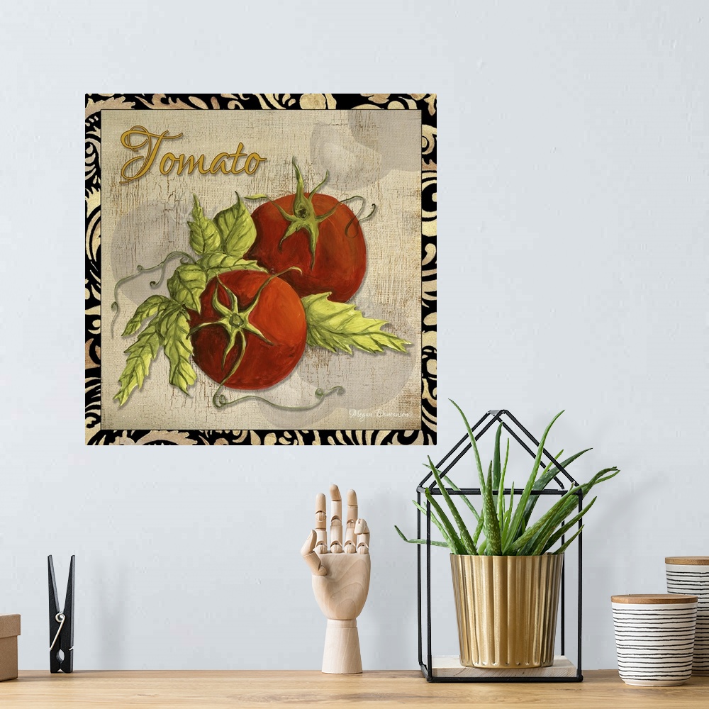 A bohemian room featuring Vegetables IV - Tomatoes