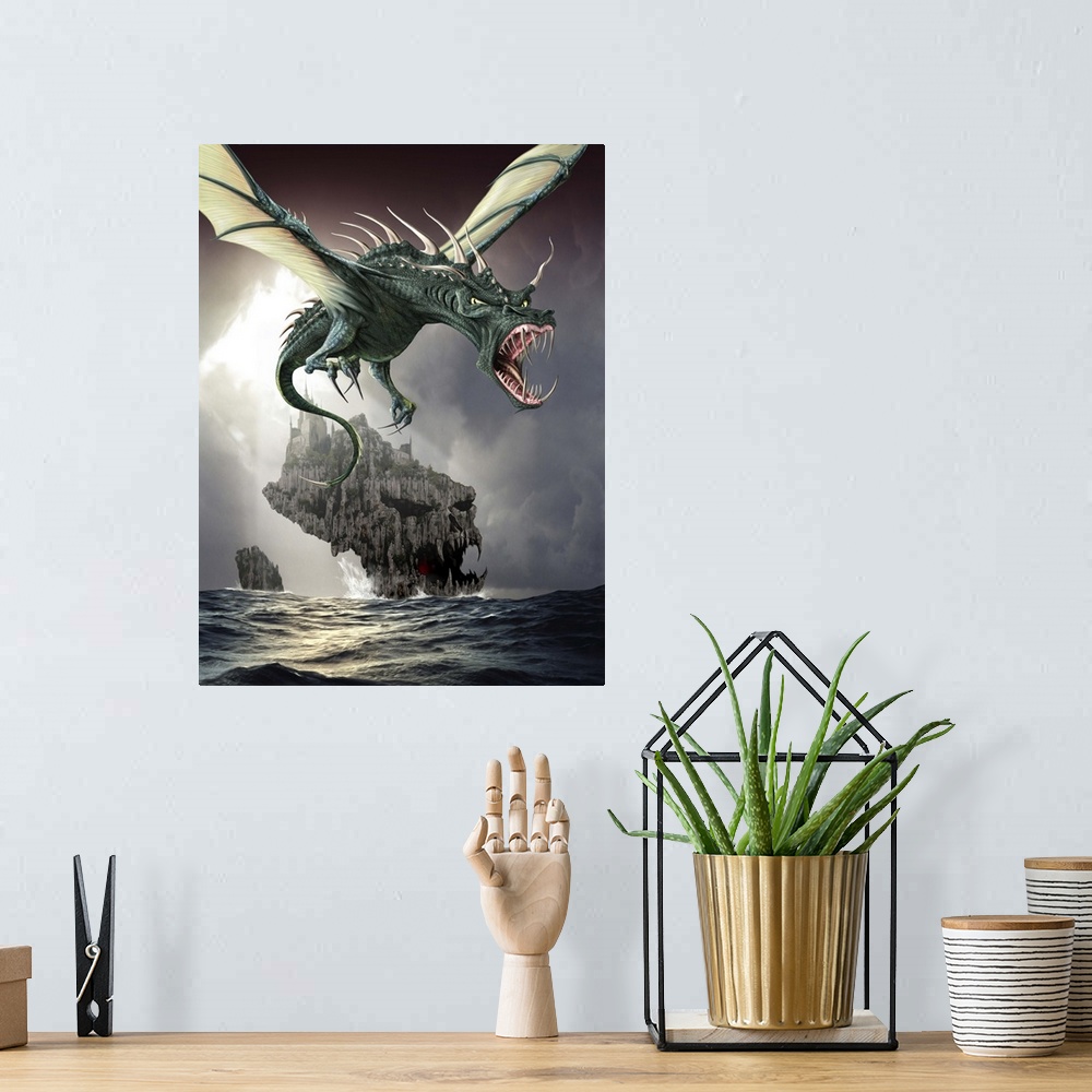 A bohemian room featuring Dragon Flight