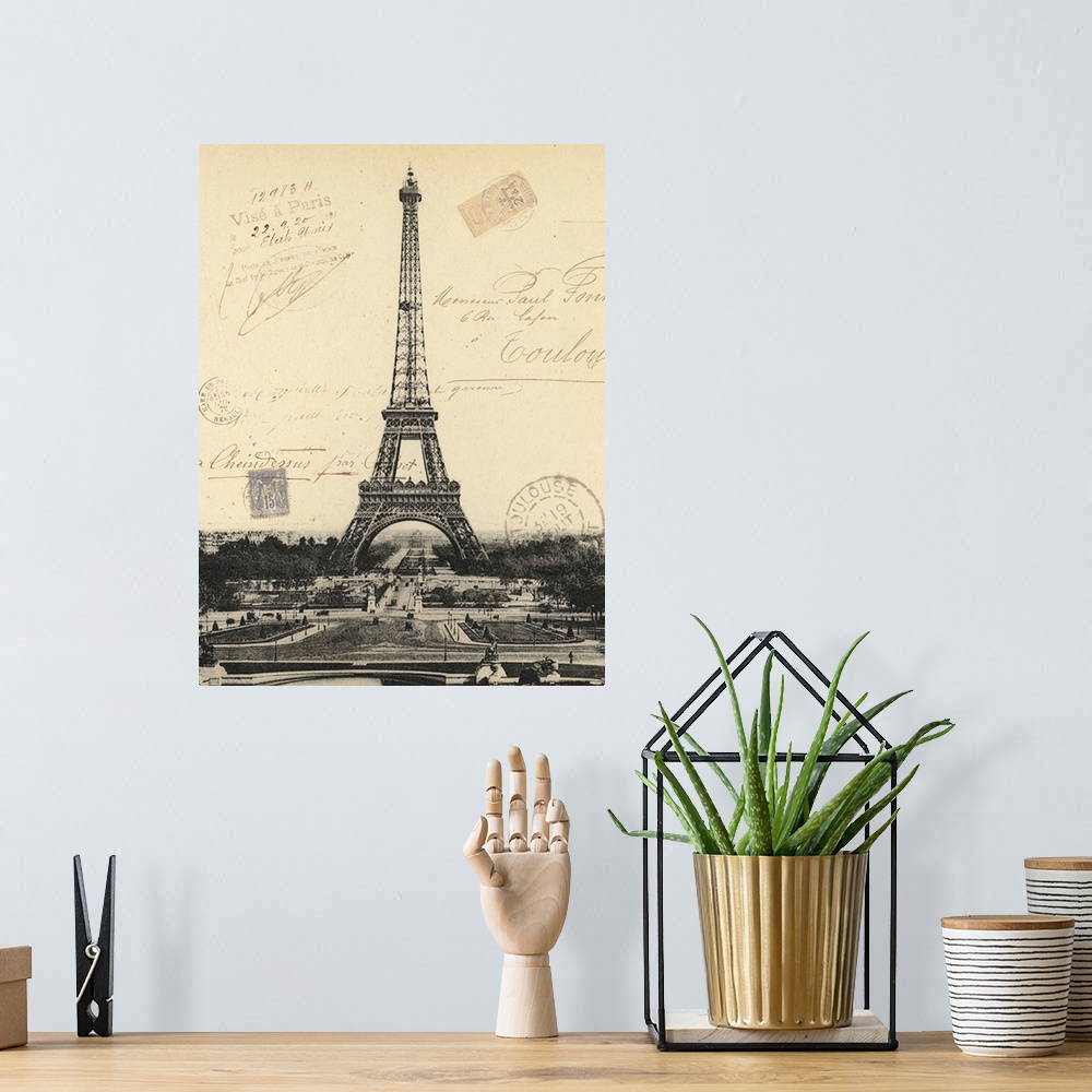 A bohemian room featuring Eiffel Tower X