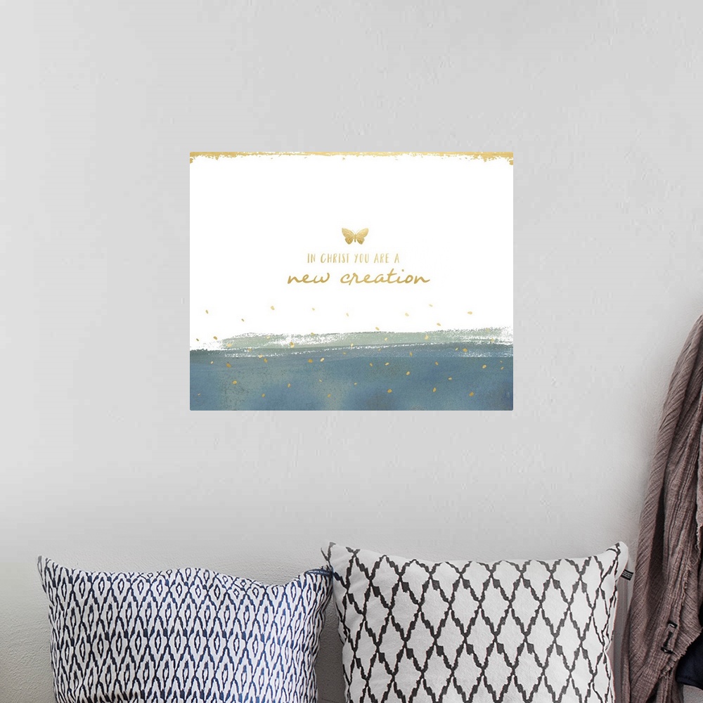 A bohemian room featuring Organic Gold - New Creation
