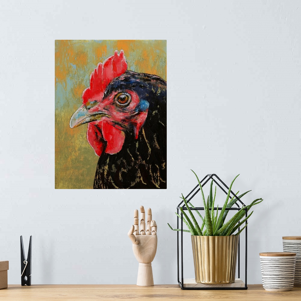 A bohemian room featuring Rooster