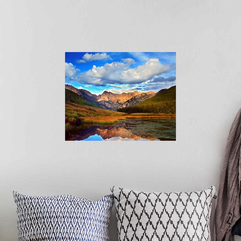 A bohemian room featuring Mt Powell and Piney Lake, Colorado