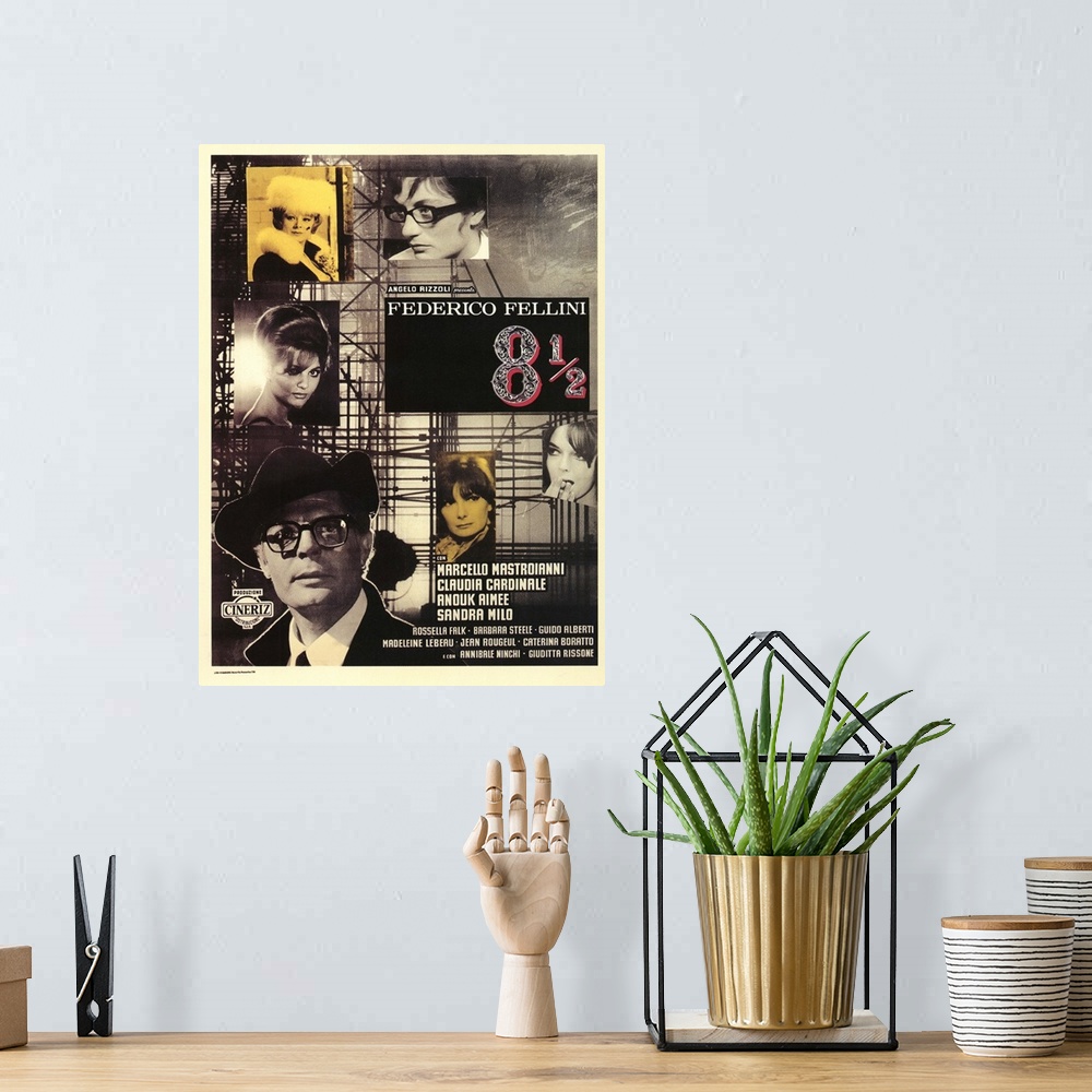 A bohemian room featuring The acclaimed Fellini self-portrait of a revered Italian film director struggling with a fated fi...
