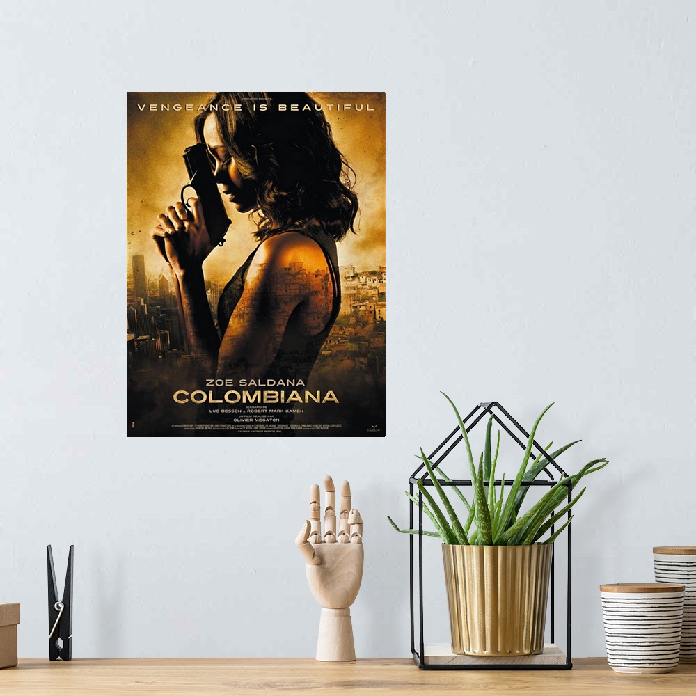 A bohemian room featuring Colombiana - Movie Poster - French