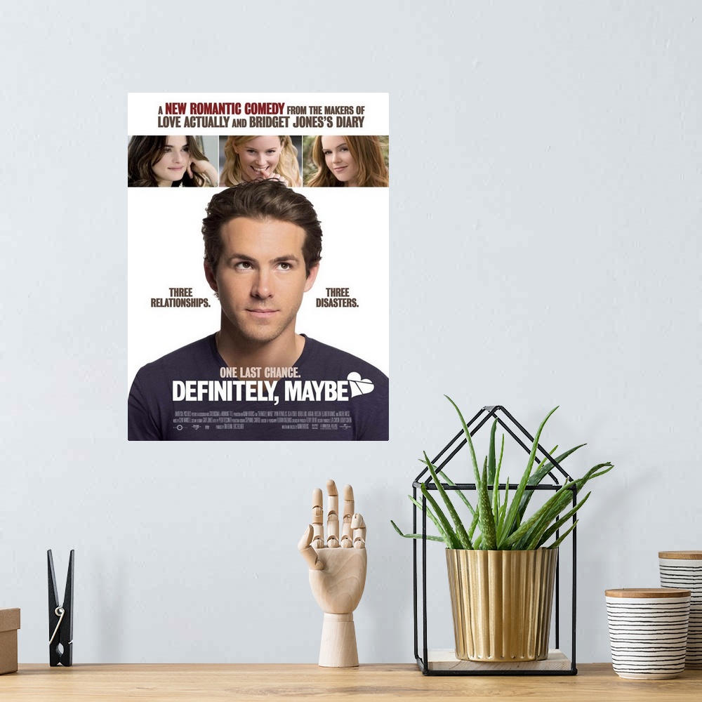 A bohemian room featuring Definitely, Maybe - Movie Poster