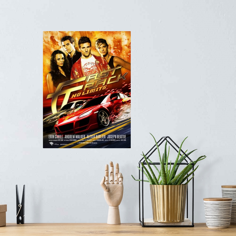 A bohemian room featuring Fast Track: No Limits - Movie Poster