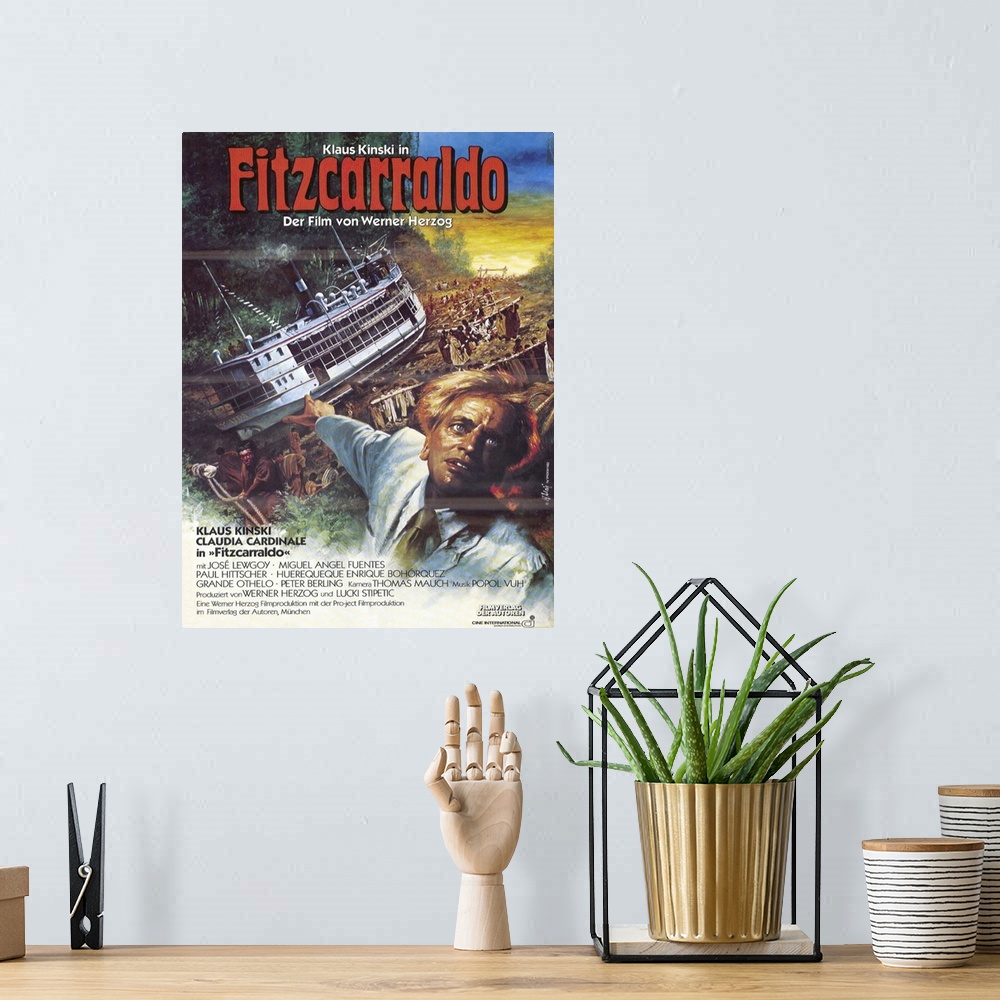 A bohemian room featuring Although he failed to build a railroad across South America, Fitzcarraldo is determined to build ...