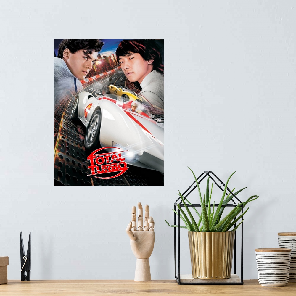 A bohemian room featuring Speed Racer - Movie Poster - Hungarian