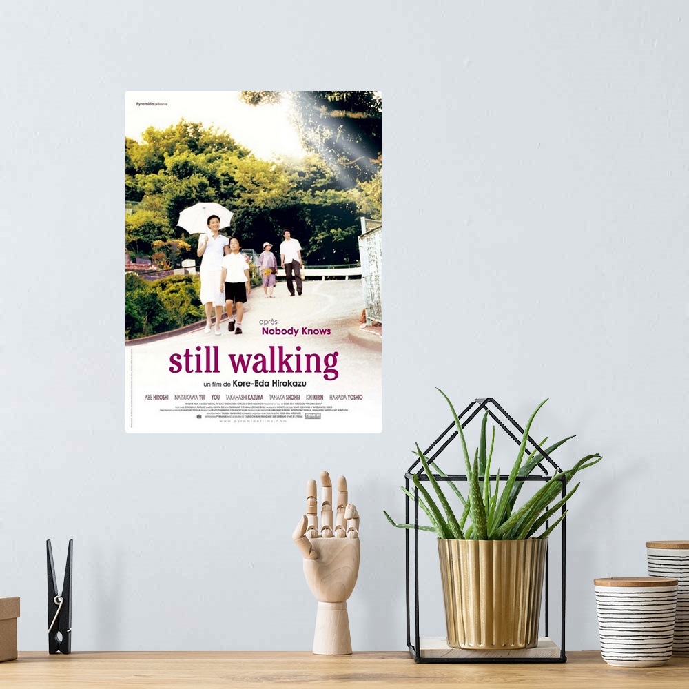 A bohemian room featuring Still Walking - Movie Poster - French