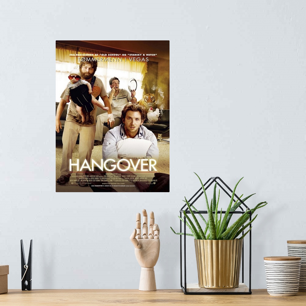 A bohemian room featuring The Hangover - Movie Poster - Norwegian
