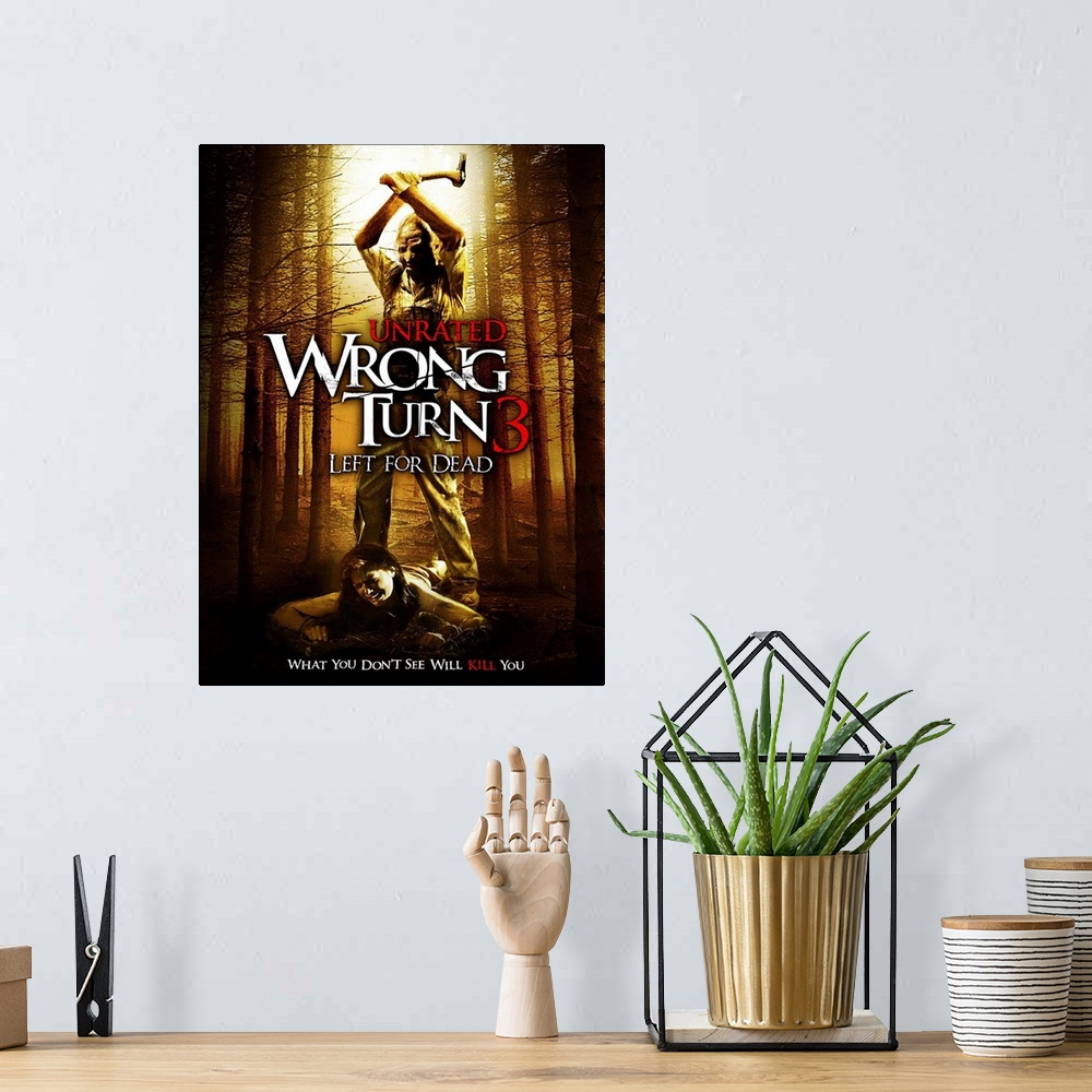 A bohemian room featuring Wrong Turn 3: Left for Dead - Movie Poster