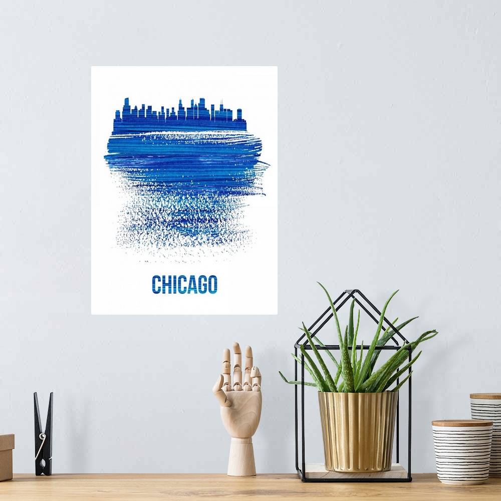 A bohemian room featuring Chicago Skyline