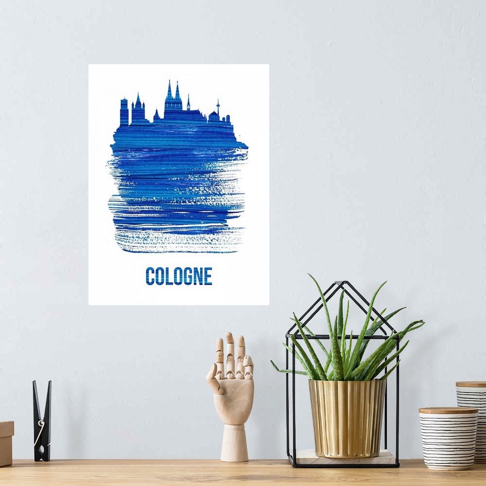A bohemian room featuring Cologne Skyline