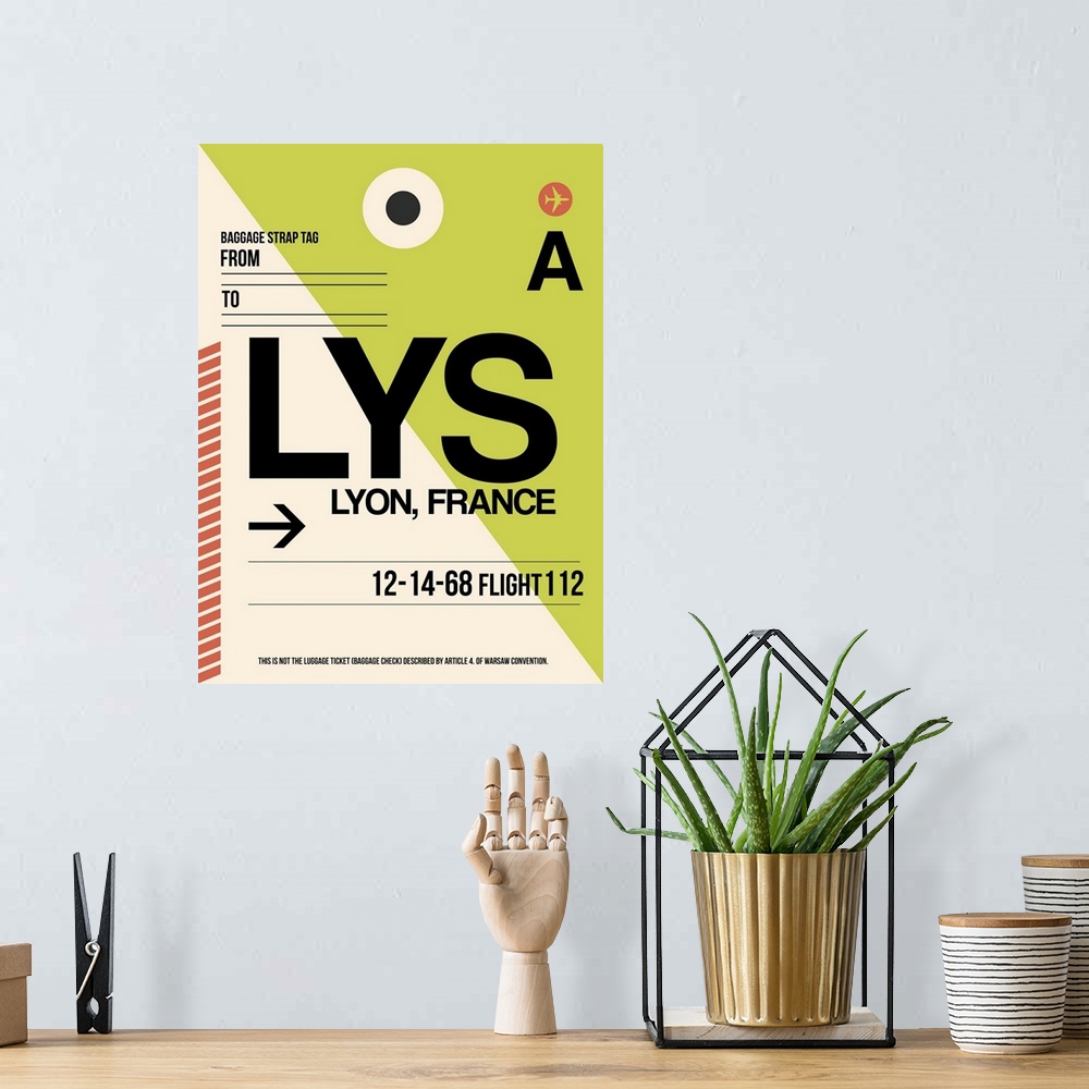 A bohemian room featuring LYS Lyon Luggage Tag I