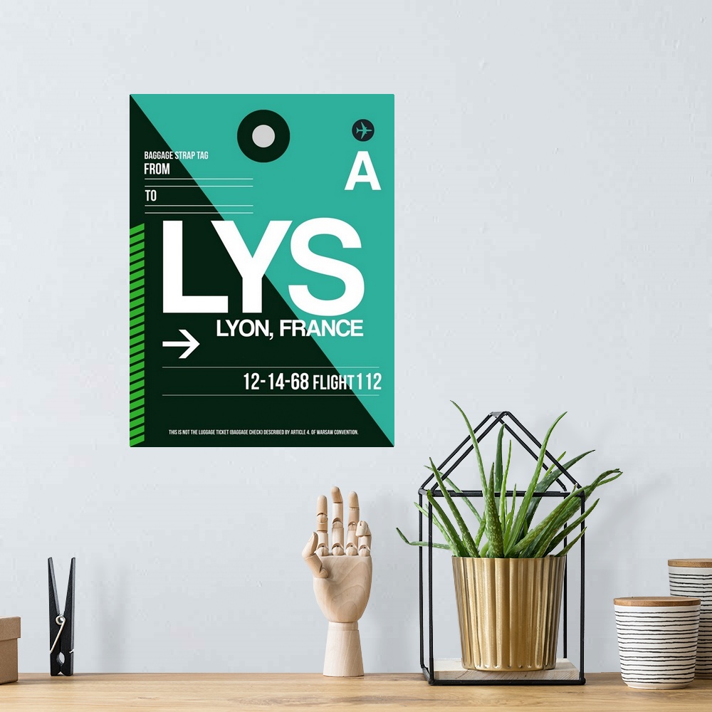 A bohemian room featuring LYS Lyon Luggage Tag II