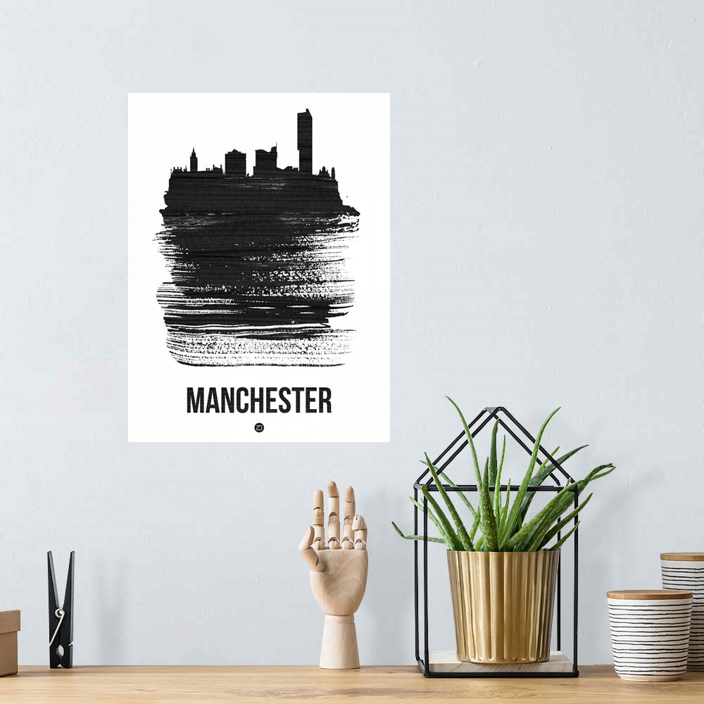 A bohemian room featuring Manchester Skyline